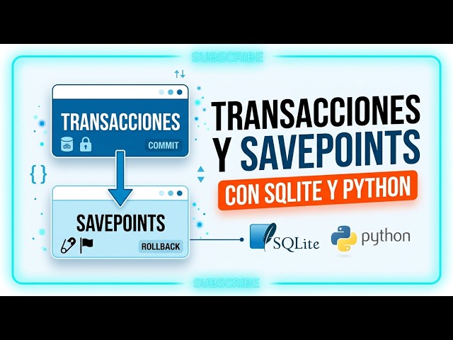 ¡No pierdas datos! Transacciones y Savepoints en SQLite con Python