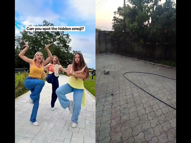 Can you SPOT the HIDDEN EMOJI?! 👀🧐🤣 | Triple Charm #Shorts #duet #funny