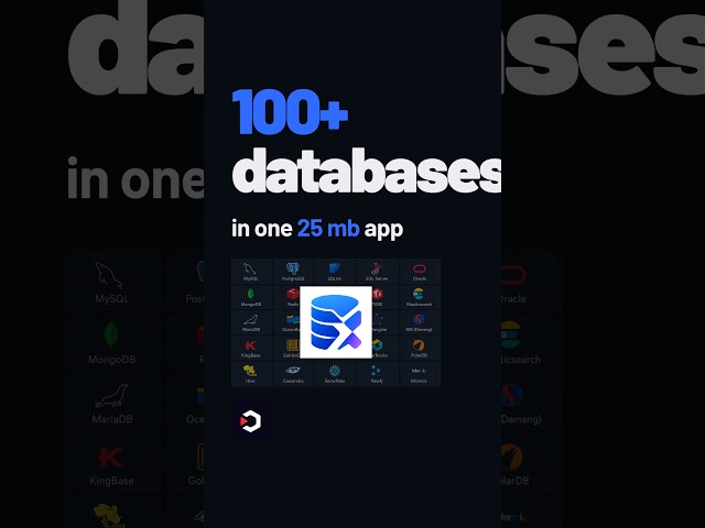 DBX: One 25MB App for 100+ Databases