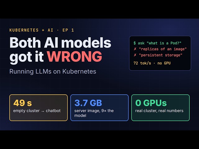 I Ran an LLM on Kubernetes. Both Models Got It Wrong. (Ep 1)