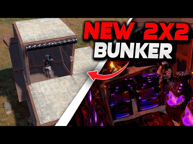 NEW EASY BUNKER 2X2 in Rust | Rust Building Tutorial 2025