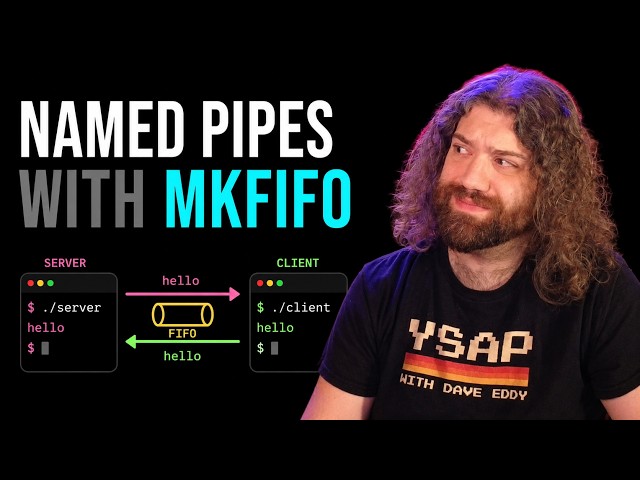 Named Pipes with `mkfifo` - Bash Scripting Course (pt52)