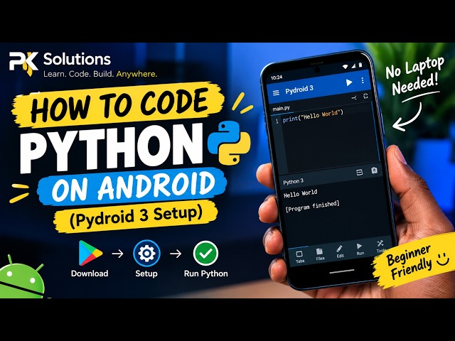 How to Code Python on Android(No more excuses!)