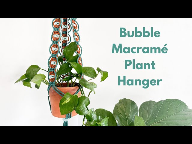 DIY Bubble Plant Hanger | Triple Color/Multicolor Plant Hanger | Step by Step Tutorial