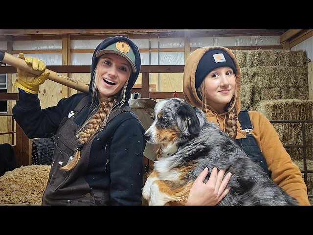 Our Night Routine As 17-and-15 Year old Farmers | PREPARING for 22° Degree Weather ❄️