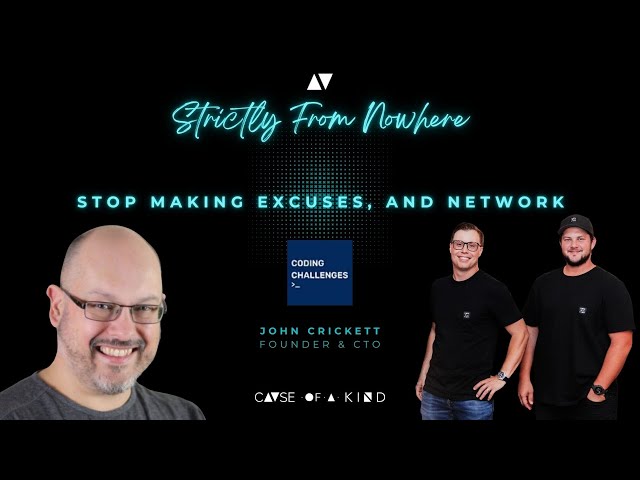 John Crickett, Founder & CTO @ Coding Challenges | Stop Making Excuses, and Network