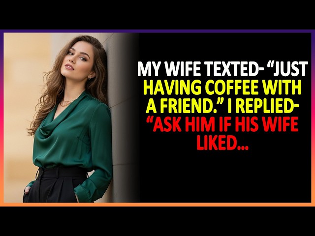 My Wife Texted  “Just Having Coffee With a Friend ” I Replied  “Ask Him If His Wife Liked…
