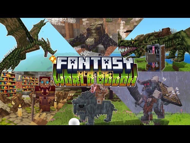 NEWEST FANTASY ADDON! PERFECT FOR SURVIVAL! MCPE 1.26+ ✨ | The Forgotten Legends: Age of Renewal