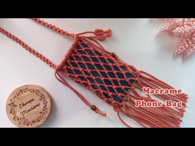 DIY Macrame phone bag | Step by step | Chompu Macrame