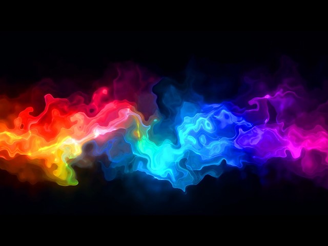 RGB Energy Wave Color Light Paint Govee TV Light Background Screensaver Party Animated Wallpaper