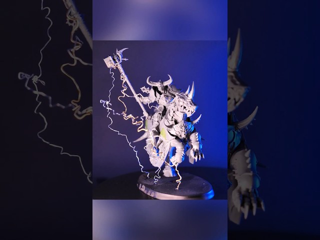 Making Real Lightning! #aos #paintingtutorial #warhammer #hobby #gamesworkshop #howto #shorts