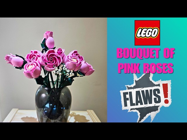 LEGO Botanicals Bouquet of Pink Roses LEGO 10374 Review - FLAWS WITH THIS SET ?!