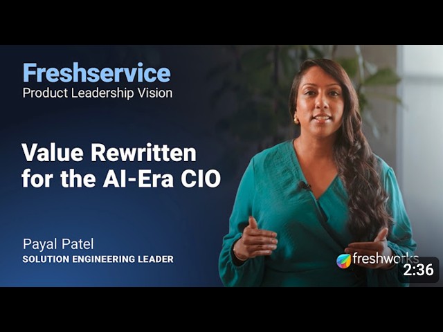 เจาะลึกวิสัยทัศน์ CIO 2026: อนาคตของ IT Service Management กับการทลายความซับซ้อนด้วย AI