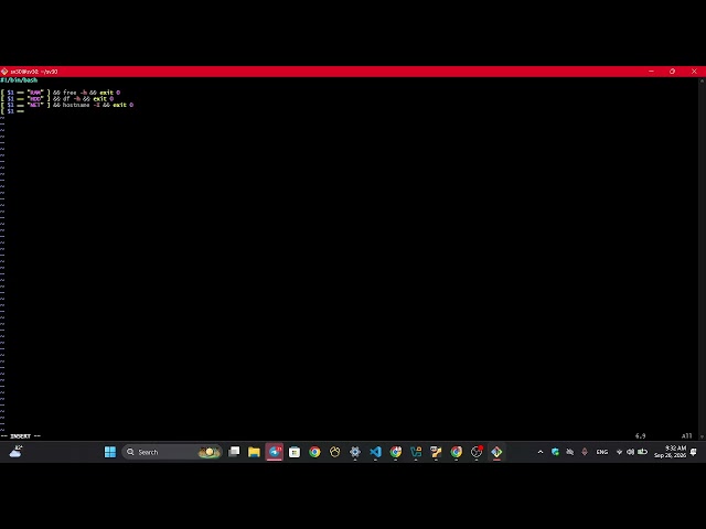 Shell Script (Parameters and Arguments), Typing