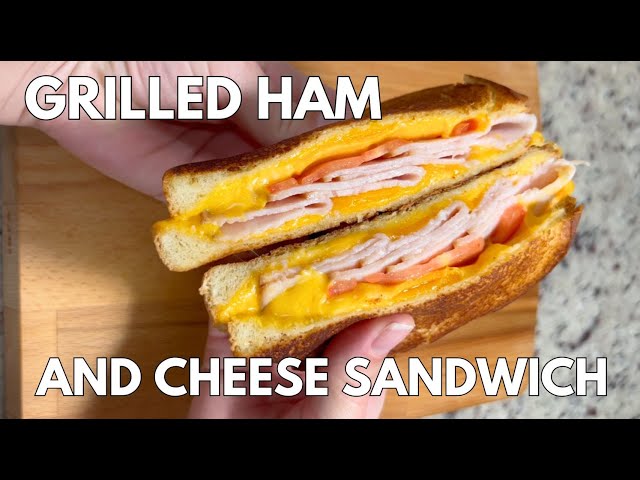 Grilled Ham and Cheese Sandwich - 5-Minute Recipe