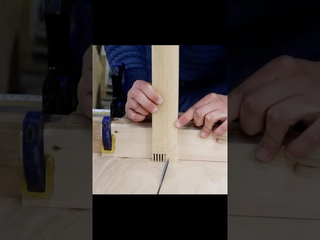 A Simple Wood Joint That’s Surprisingly Strong! #woodworking #fingerjoint #diy