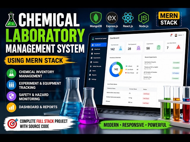 AI-Powered Chemical Laboratory System using MongoDB, Express, React & Node.js