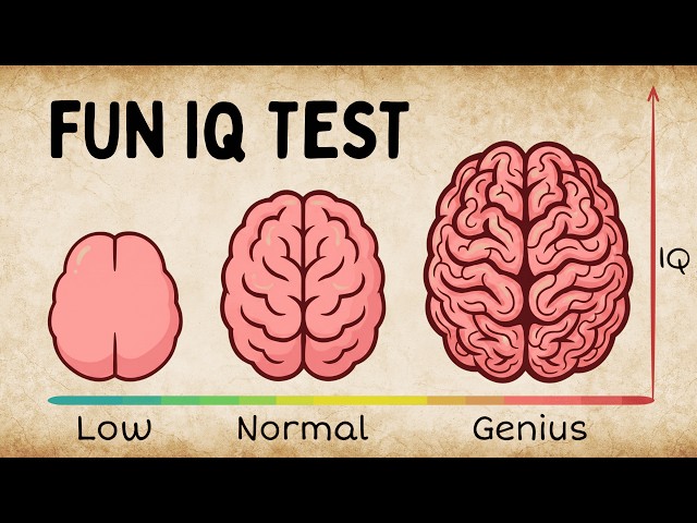 TEST YOUR IQ IN 8 MIN