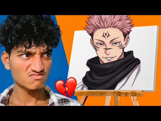 Aaj mai banaunga SUKUNA ki realistic sketch 😱 #sukuna 