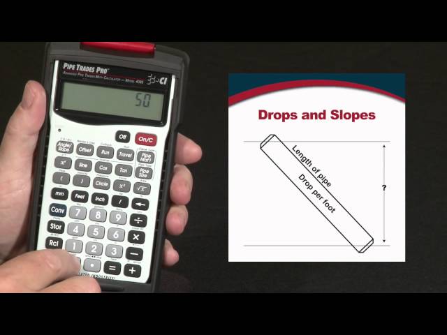 How to Calculate Pipe Drop, Slope and Percent Grade | Pipe Trades Pro