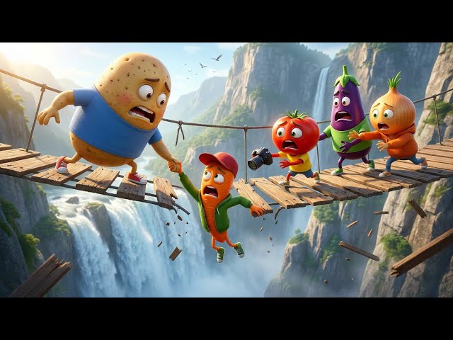 🏕️ Vegetable Camping Adventure | Amazing AI Animated Story (2026) sabzi ki ai video 