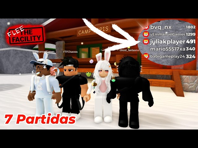PARTIDAS TOP NO SERVER PRO Roblox Flee the Facility