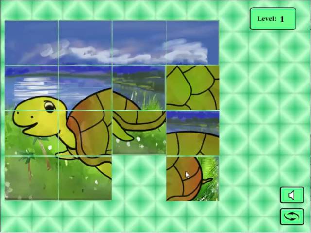 Turtle Slide Puzzle HTML5 Game Made With GameMaker Studio