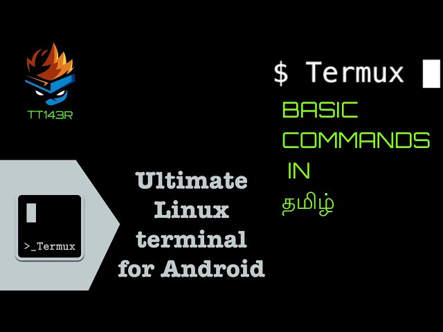 Termux Basic's cmd's Full Tutorial For Beginners In Tamil