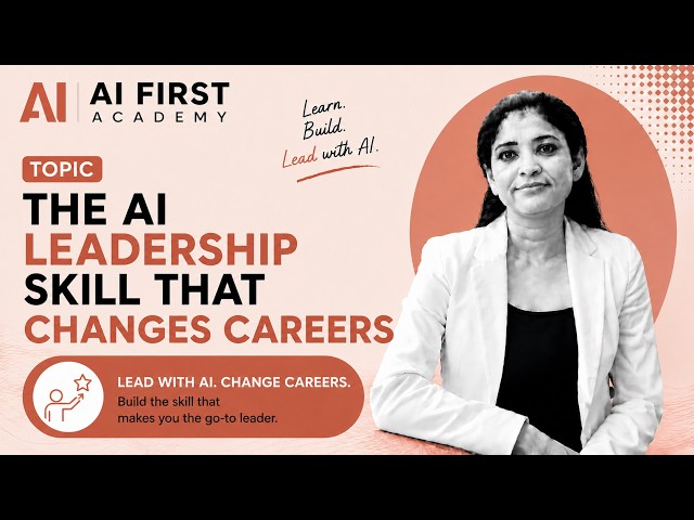 The AI Leadership Skill That Changes Careers