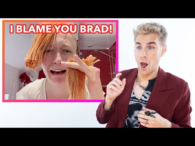 Reacting to people following my wolf cut tutorial