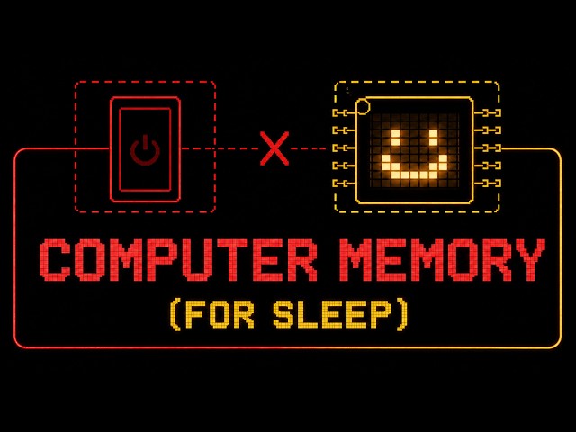 How Computer Memory Works, From Tiny Switches to a Saved Photograph (For Sleep)