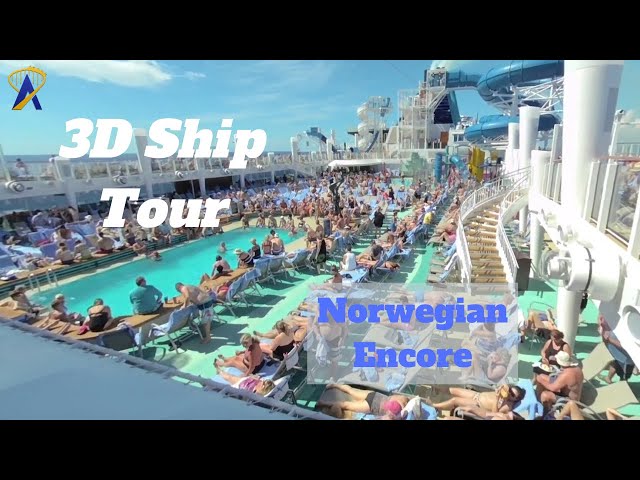 VR180 3D Norwegian Encore Cruise Ship Tour