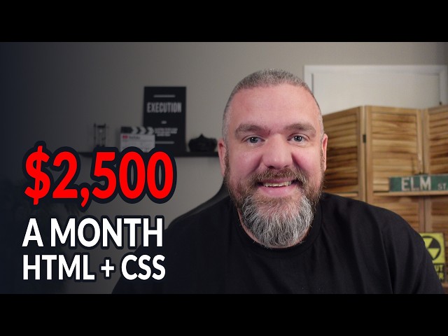 Make $2,500 a Month With ONLY HTML & CSS