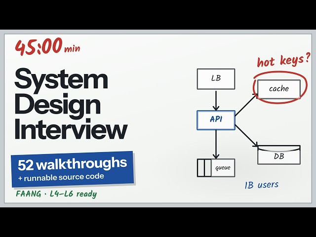 How to Pass the System Design Interview (L4–L6 FAANG Roadmap)