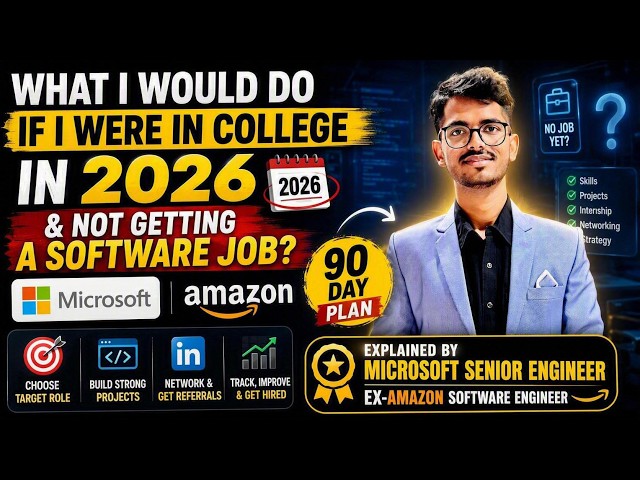 No Software Job in 2026? Here’s Exactly What I Would Do in College | #jobs