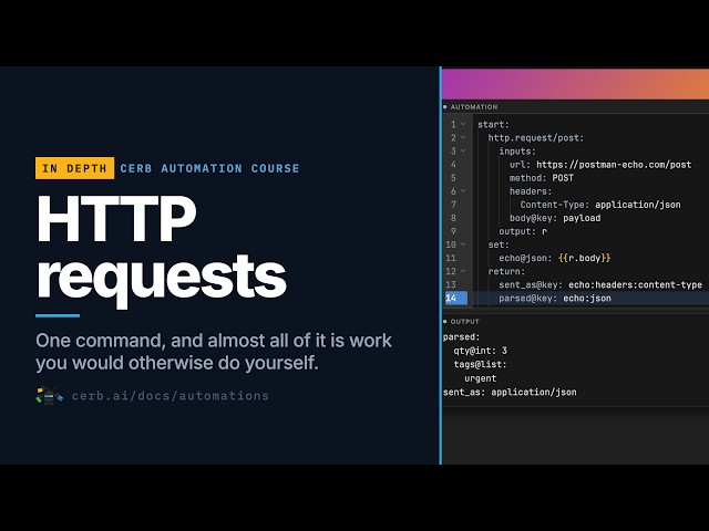 One command for any web API - Cerb automations
