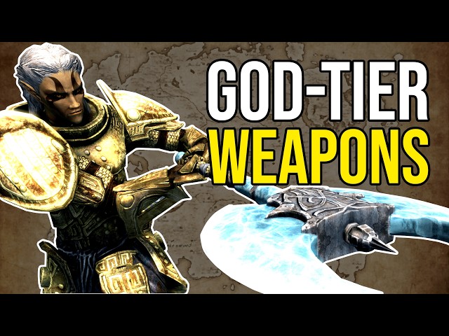Top 20 Most BROKEN Weapons You NEED to Get in Skyrim