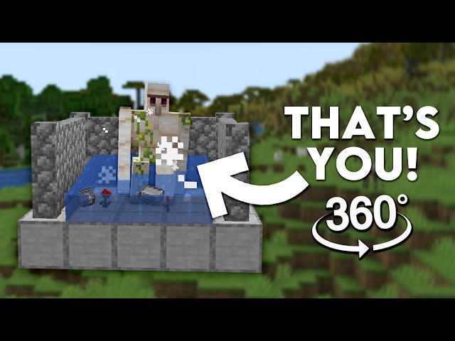 Minecraft but You’re an Iron Golem in my Iron Farm…