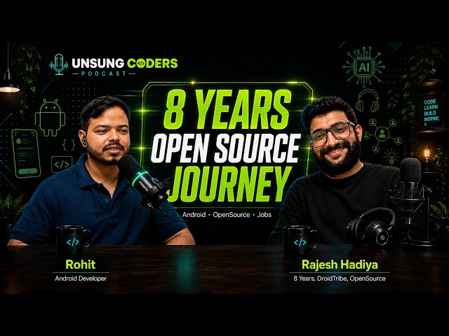 Behind the Code - Tech, AI & Community ft. Rajesh Hadiya | Android, Open Source & Jobs