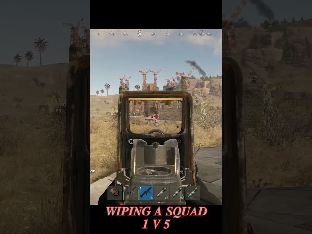 WIPING A SQUAD 1V5 - RUST #rust #gaming #rustgood #chillvibes #rustislife #solo