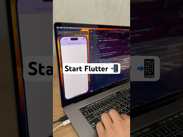Flutter is my favourite 🤩 #flutter #coding