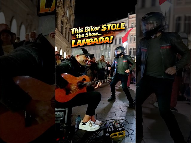 This Biker Couldn’t Resist LAMBADA!