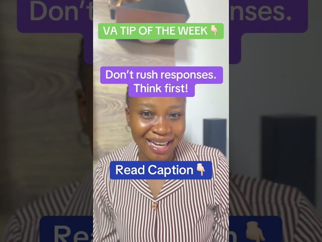 Accuracy builds trust.Rushed replies create confusion. #vatipoftheweek