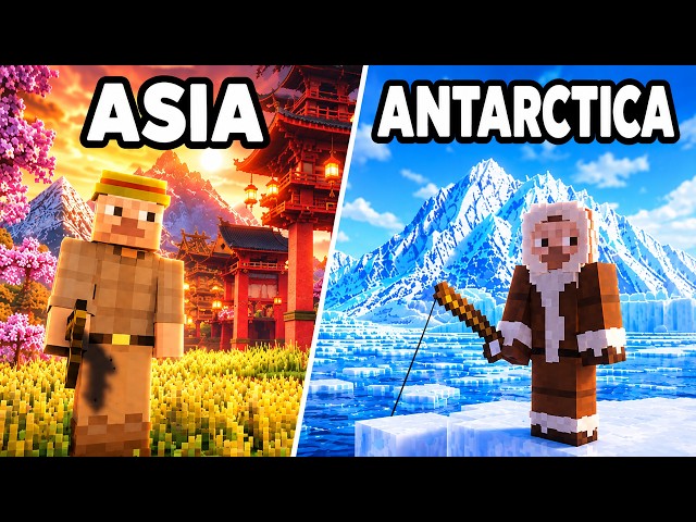 I Survived 100 Days on EARTH in Minecraft Hardcore