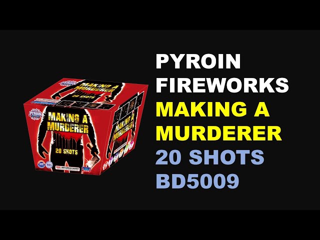 BD5009 MAKING A MURDERER 20SHOTS 500G CAKE BE ON THE CUTTING EDGE OF FIREWORKS CELEBRATION