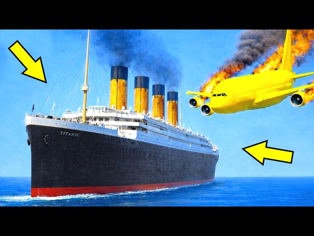 Titanic Ship Sinking Compilation: 12 Cinematic Titanic Sinking Scenes In GTA 5 (#2)