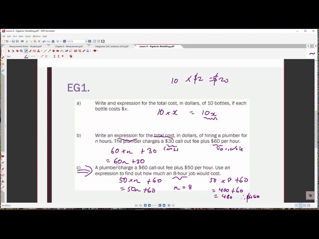 Algebraic Modelling
