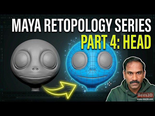 Maya Retopology Series Part 4: Building Perfect Head
