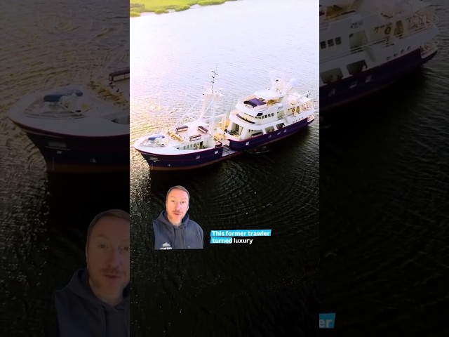 One of the worlds most impressive trawler yachts is coming up foe auction #yachtwatch