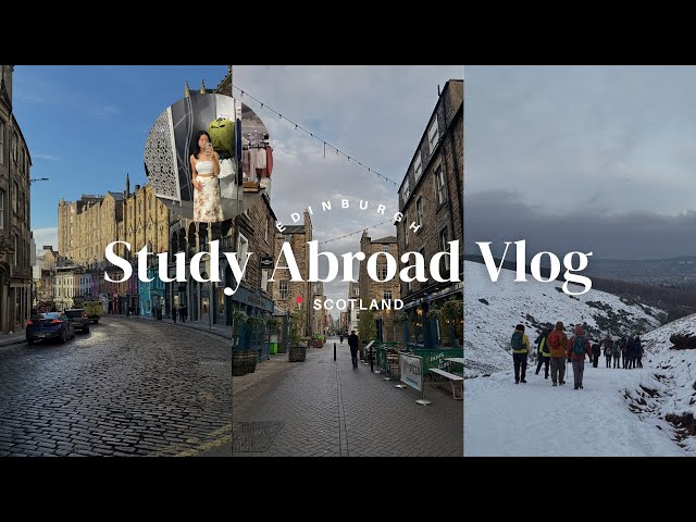STUDY ABROAD VLOG: first week in edinburgh, homesickness, exploring the city